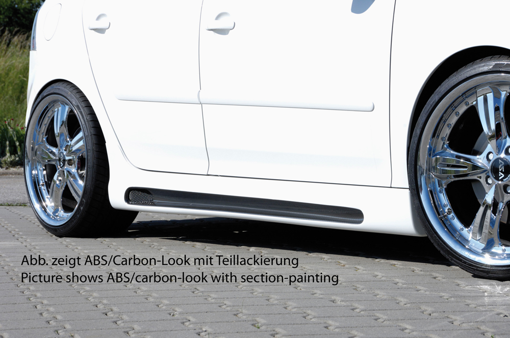 Seitenschweller in Sport-Optik mit Anbaumaterial passend für VW Golf 5