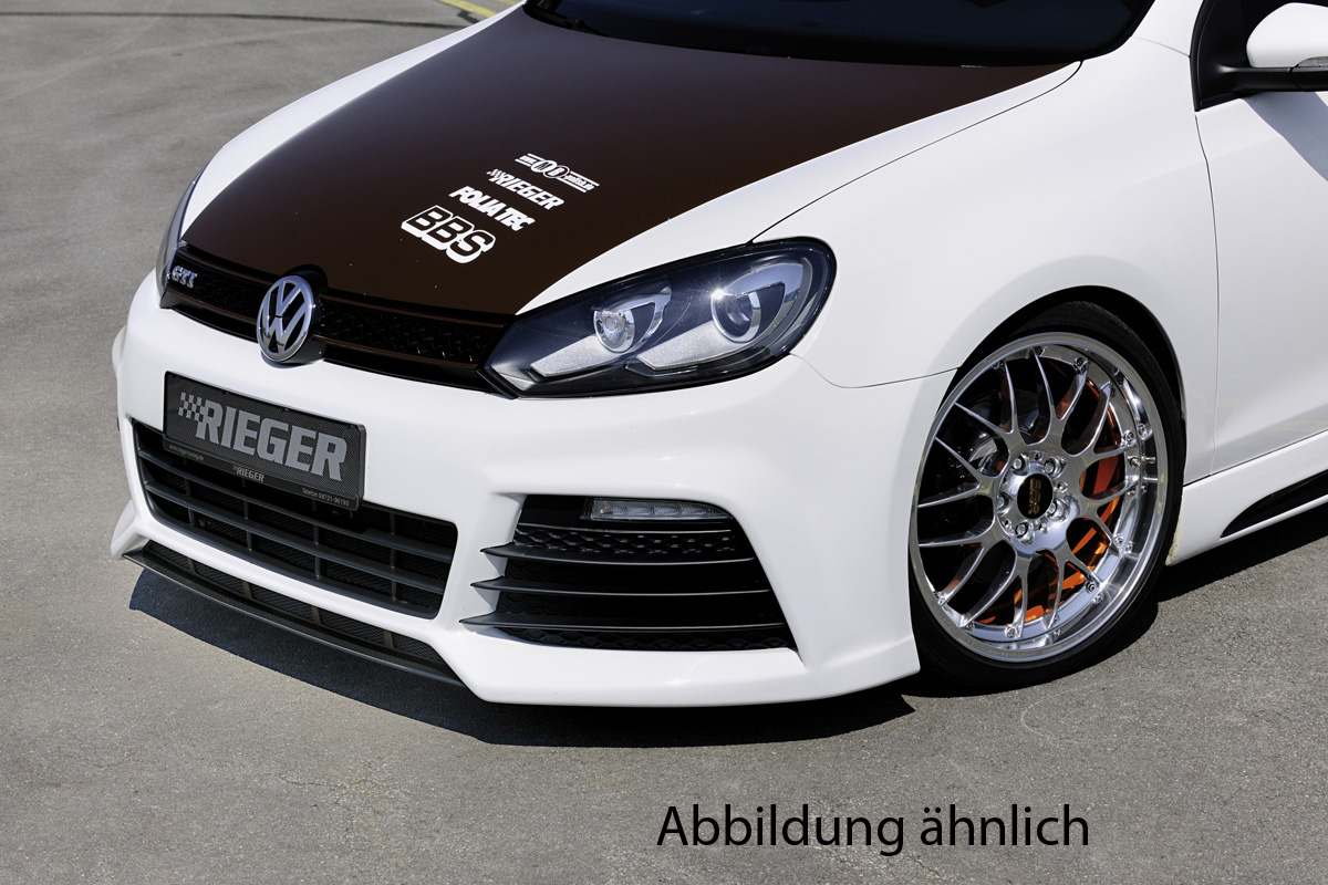 VW Zeichen Schwarz Matt Glänzend Vorne Golf 6 GTI GTD R-Line Edition 35  Adidas R