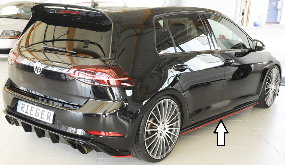 VW Golf 7 GTI TCR Facelift Cryo Seitenschwelleransatze